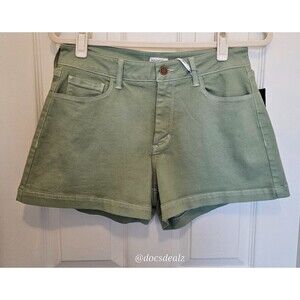 Market & Spruce Madison Mid Rise Chino Short Green Size 10 Women’s